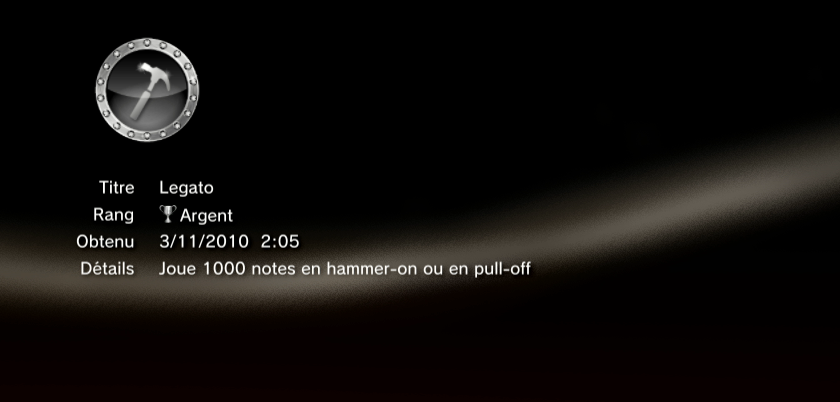Singstar Dance  trophees ARGENT PS3 PS3GEN 03