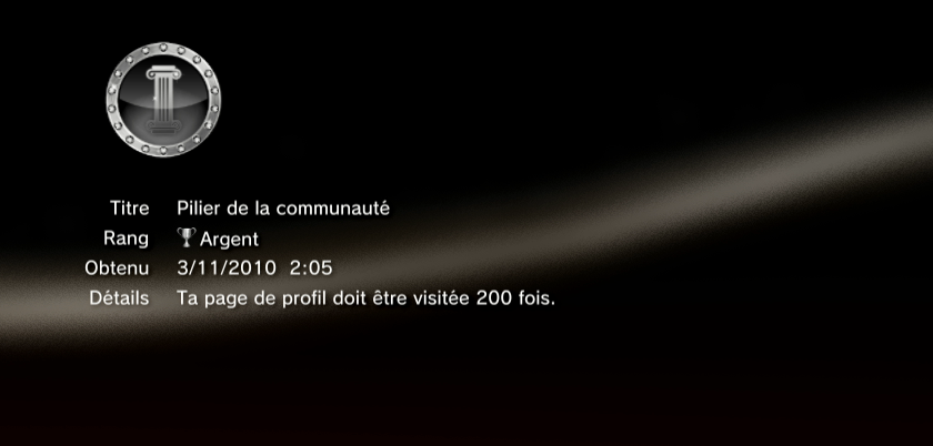 Singstar Dance  trophees ARGENT PS3 PS3GEN 04