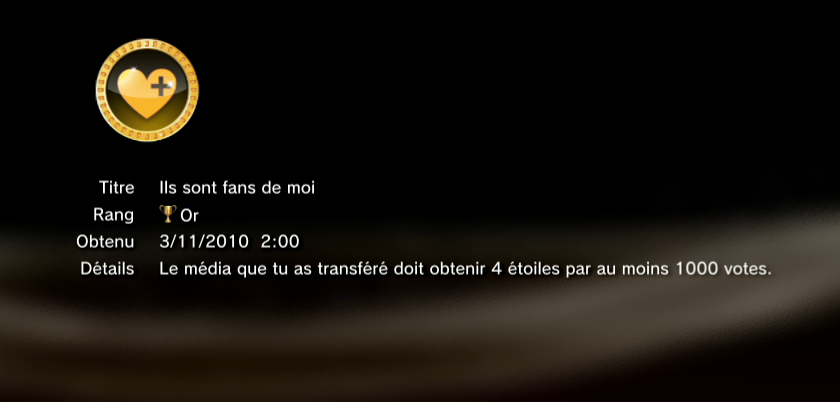 Singstar Dance  trophees OR PS3 PS3GEN 04