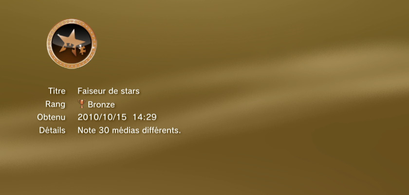 Singstar + guitar ps3 Trophees BRONZE 06
