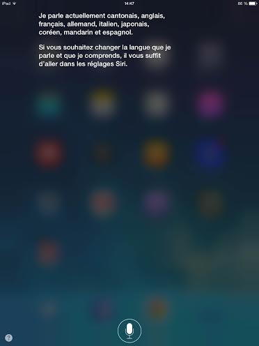 siri langues