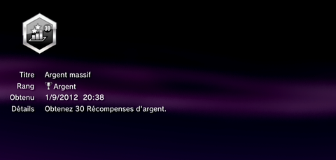 Sleeping Dogs - Trophées - ARGENT -  3