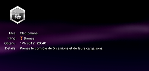 Sleeping Dogs - Troph&eacute;es - BRONZE -  17