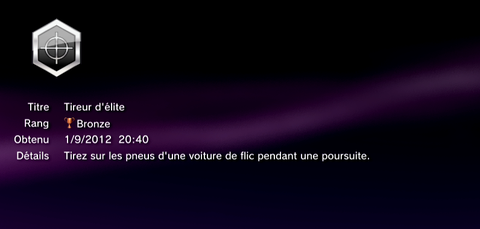 Sleeping Dogs - Troph&eacute;es - BRONZE -  18