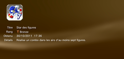 SONIC GENERATIONS - Trophées - BRONZE 08