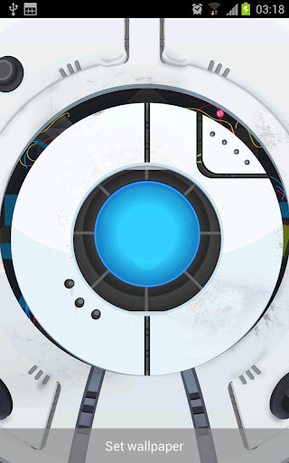 space robot livewallpaper screenshot android - (2)