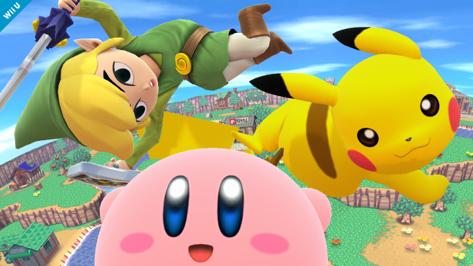 super smash bros. link cartoon wii u 005