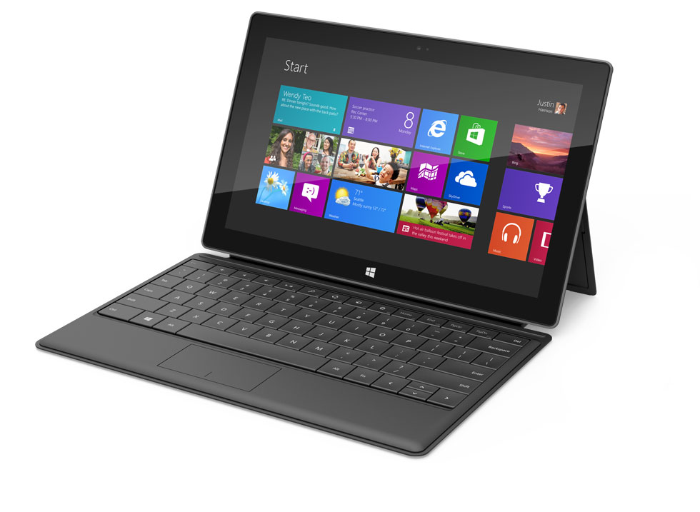tablette surface