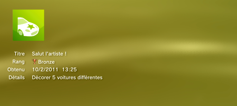 Test Drive Unlimited 2 - Trophees - BRONZE 17