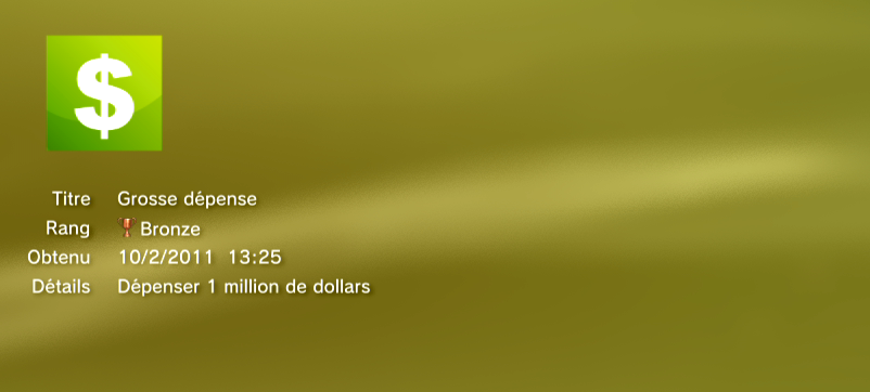 Test Drive Unlimited 2 - Trophees - BRONZE 18