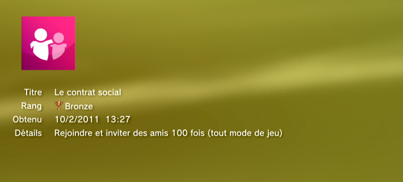 Test Drive Unlimited 2 - Trophees - BRONZE 30