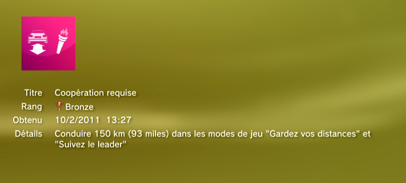 Test Drive Unlimited 2 - Trophees - BRONZE 32