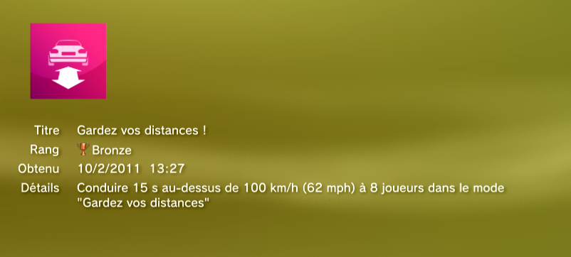Test Drive Unlimited 2 - Trophees - BRONZE 33