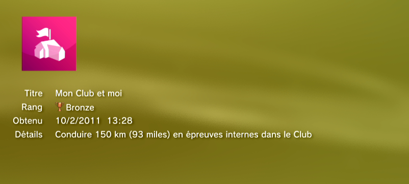 Test Drive Unlimited 2 - Trophees - BRONZE 35