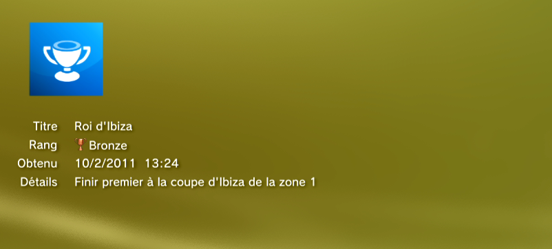 Test Drive Unlimited 2 - Trophees - BRONZE 5