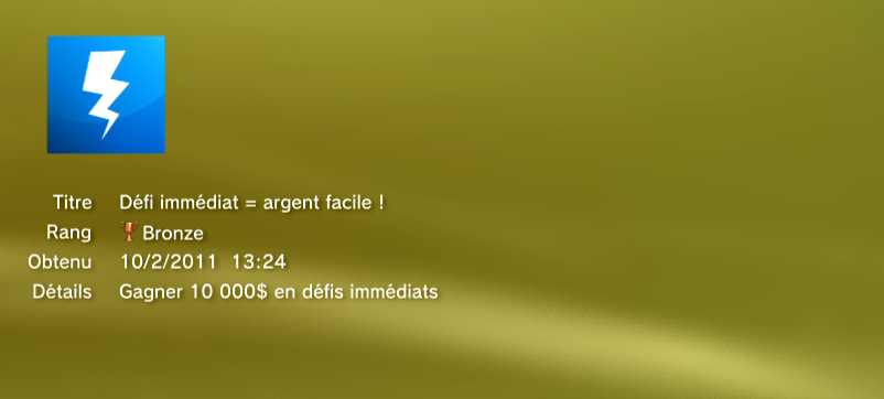 Test Drive Unlimited 2 - Trophees - BRONZE 7