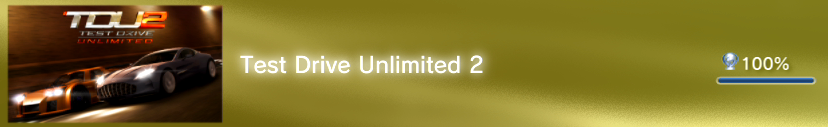 Test Drive Unlimited 2 - Trophees - ICONE 1