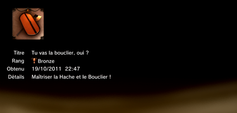 The Cursed Crusade - trophées -BRONZE 17