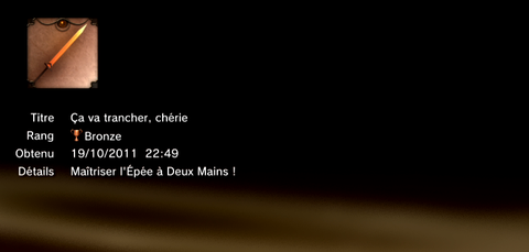 The Cursed Crusade - trophées -BRONZE 19