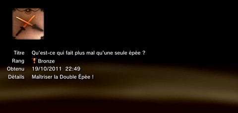 The Cursed Crusade - trophées -BRONZE 23