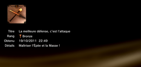 The Cursed Crusade - trophées -BRONZE 27