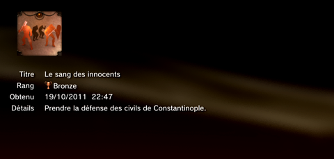 The Cursed Crusade - trophées -BRONZE 5