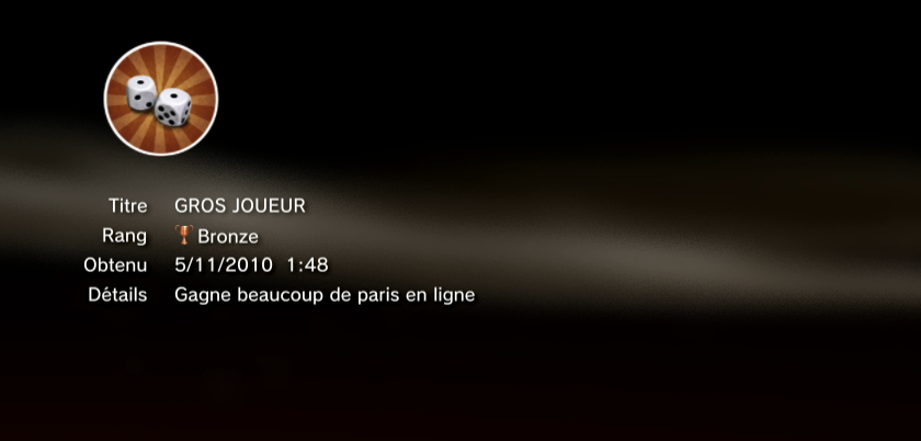 The Fight TROPHEES BRONZE PS3 PS3GEN 02