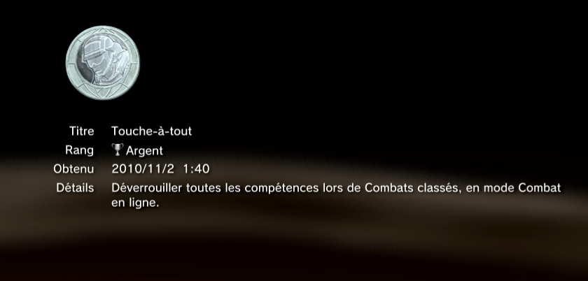 Time Crisis Razing Storm  trophees ARGENT PS3 PS3GEN 01