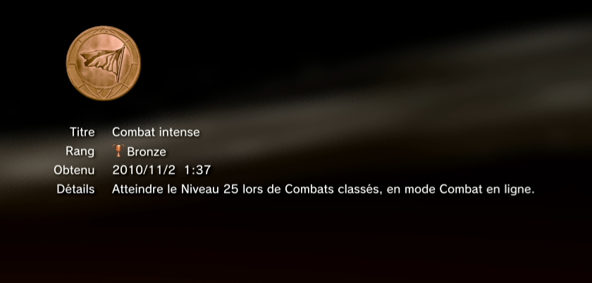 Time Crisis Razing Storm  trophees BRONZE PS3 PS3GEN 01