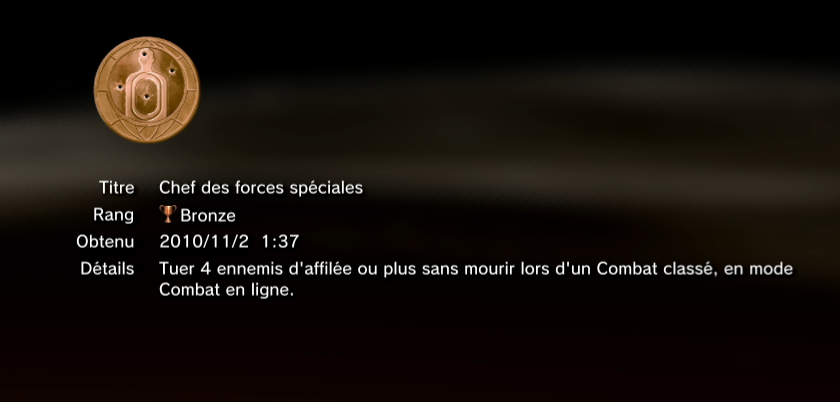 Time Crisis Razing Storm  trophees BRONZE PS3 PS3GEN 04