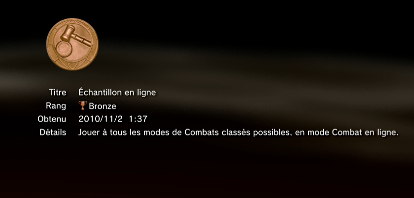 Time Crisis Razing Storm  trophees BRONZE PS3 PS3GEN 06