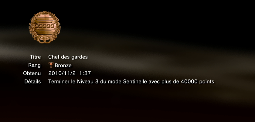 Time Crisis Razing Storm  trophees BRONZE PS3 PS3GEN 07