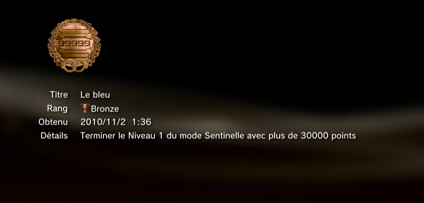 Time Crisis Razing Storm  trophees BRONZE PS3 PS3GEN 09