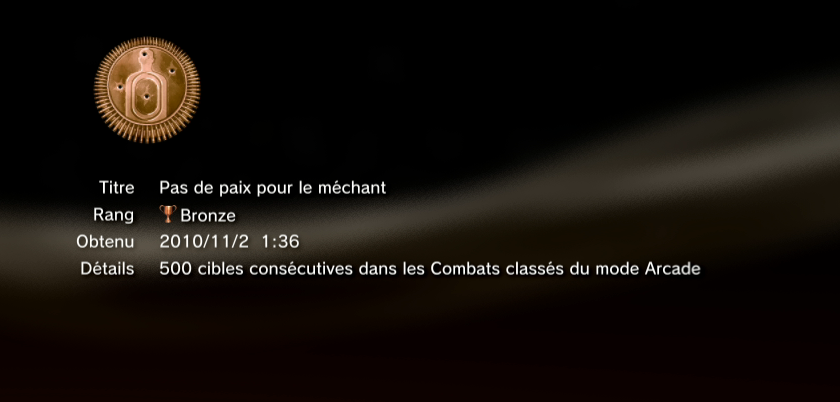 Time Crisis Razing Storm  trophees BRONZE PS3 PS3GEN 12