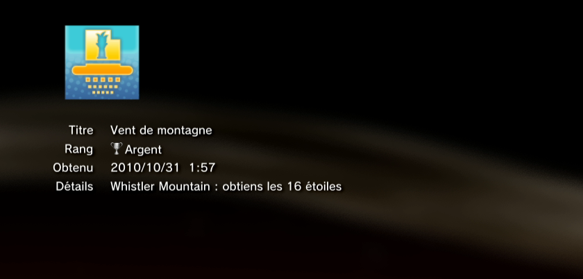 Tony Hawk Shred  trophees ARGENT PS3 PS3GEN 06