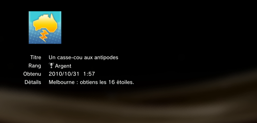 Tony Hawk Shred  trophees ARGENT PS3 PS3GEN 10