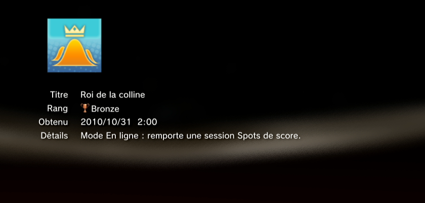 Tony Hawk Shred  trophees BRONZE PS3 PS3GEN 01