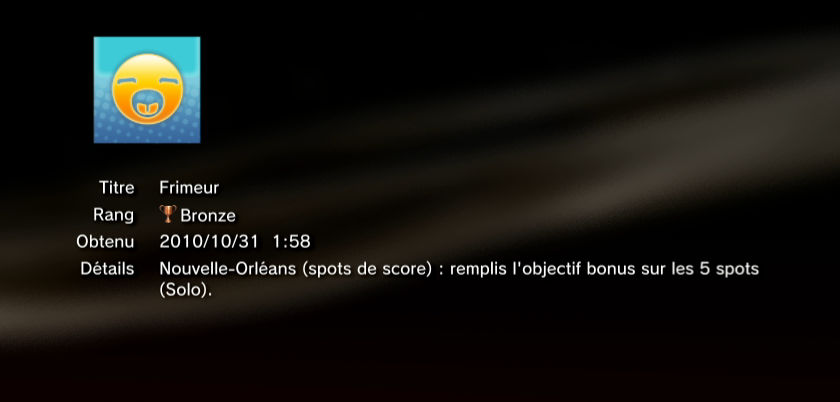 Tony Hawk Shred  trophees BRONZE PS3 PS3GEN 14