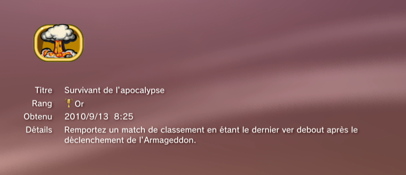 trophees Worms 2 armageddon or PS3 - 21