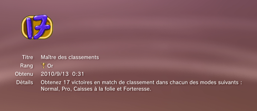 trophees Worms 2 armageddon or PS3 - 23