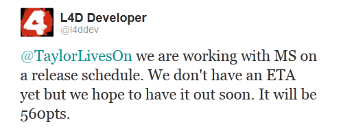 tweet l4d developer valve