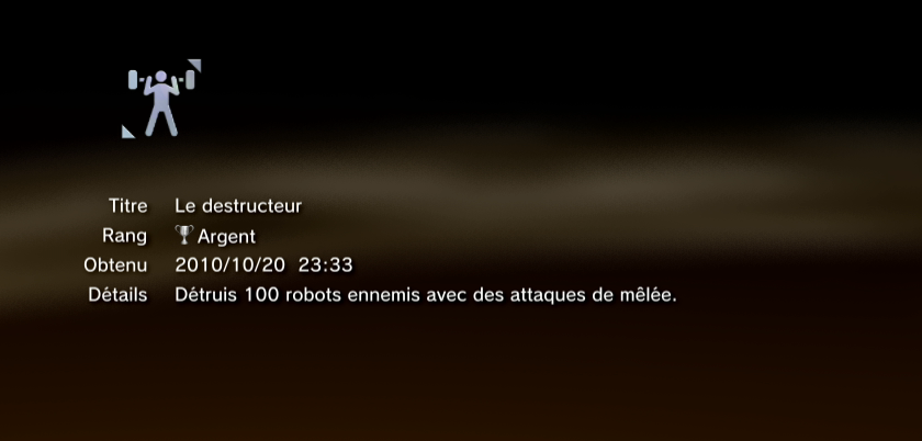vanquish trophees ARGENT PS3 01