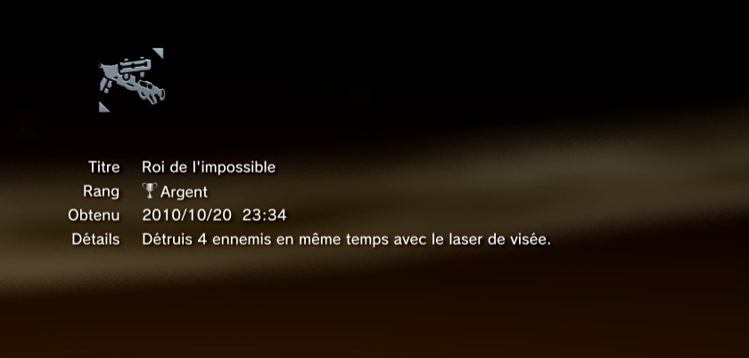 vanquish trophees ARGENT PS3 05