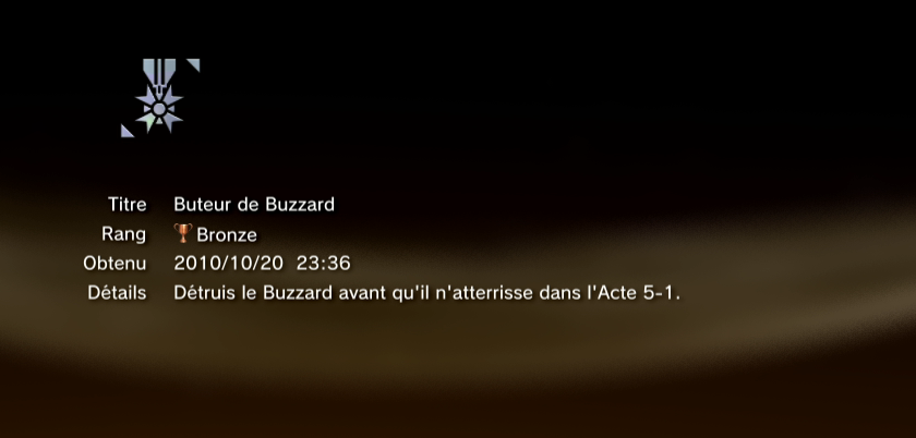 vanquish trophees BRONZE PS3 03