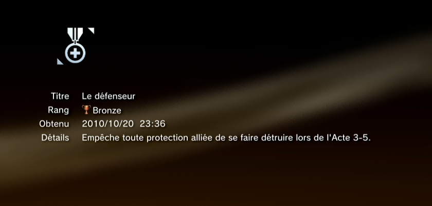 vanquish trophees BRONZE PS3 06