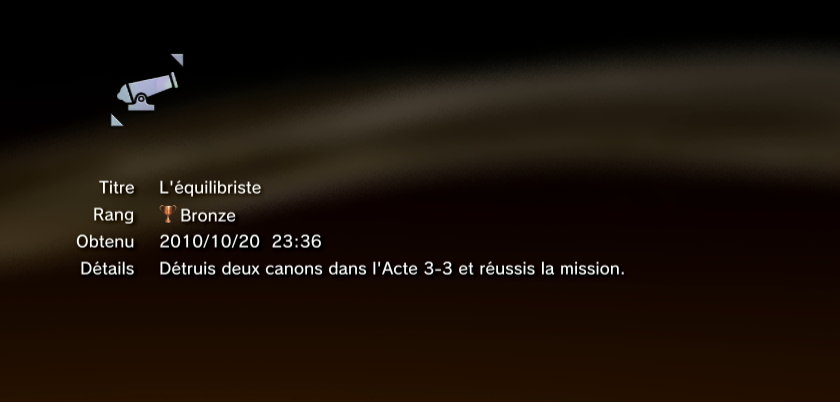 vanquish trophees BRONZE PS3 09