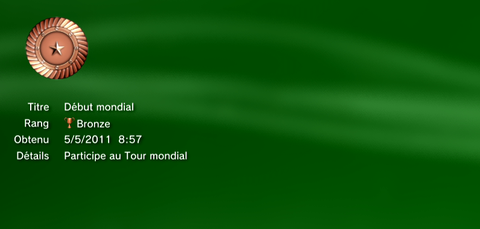 Virtua Tennis  trophées BRONZE 23