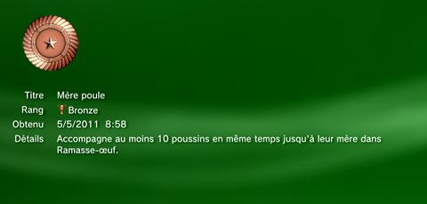 Virtua Tennis  trophées BRONZE 28