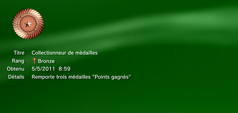 Virtua Tennis  trophées BRONZE 32