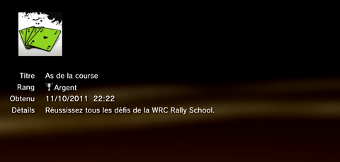 WRC 2 - trophées - ARGENT   8